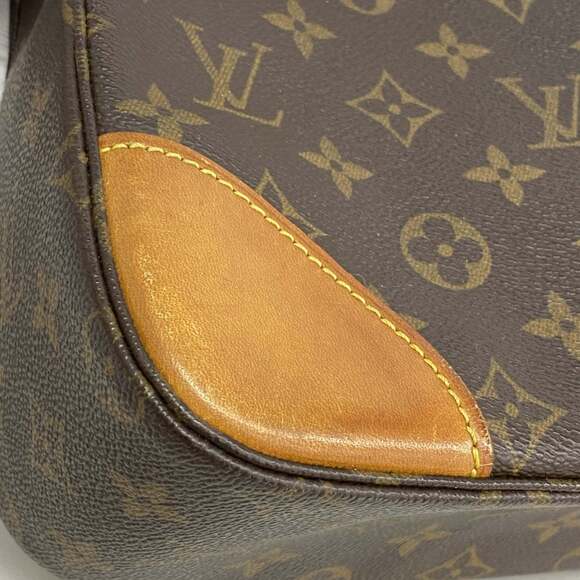 LOUIS VUITTON Authentic Brown Monogram Boulogne 30 Shoulder Bag - Picture 11 of 12